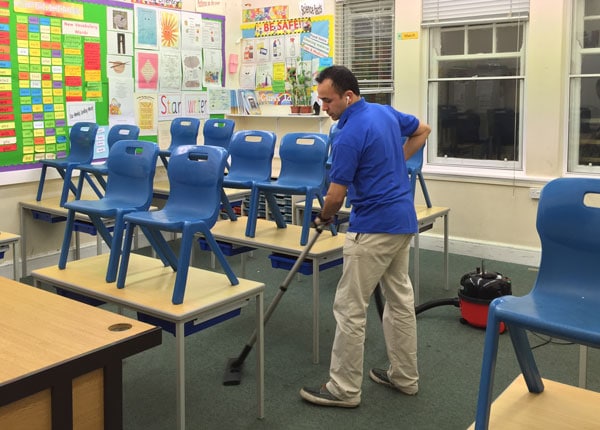 school cleaning